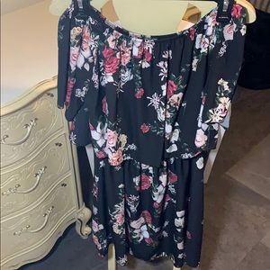 Flower dress, made in Italy